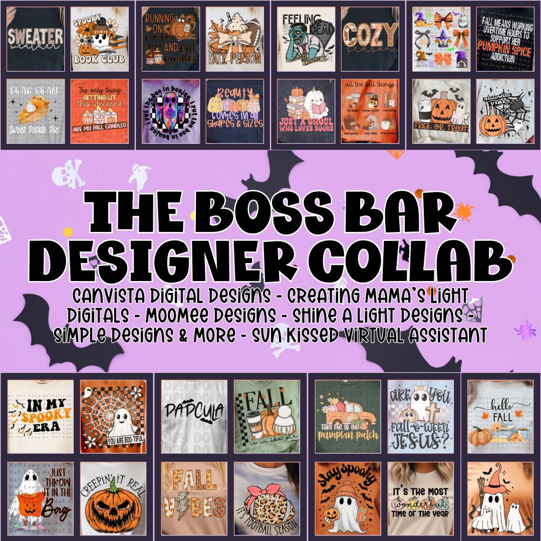 The Boss Bar August Fall and Halloween Collaboration *LIMITED TO 8*