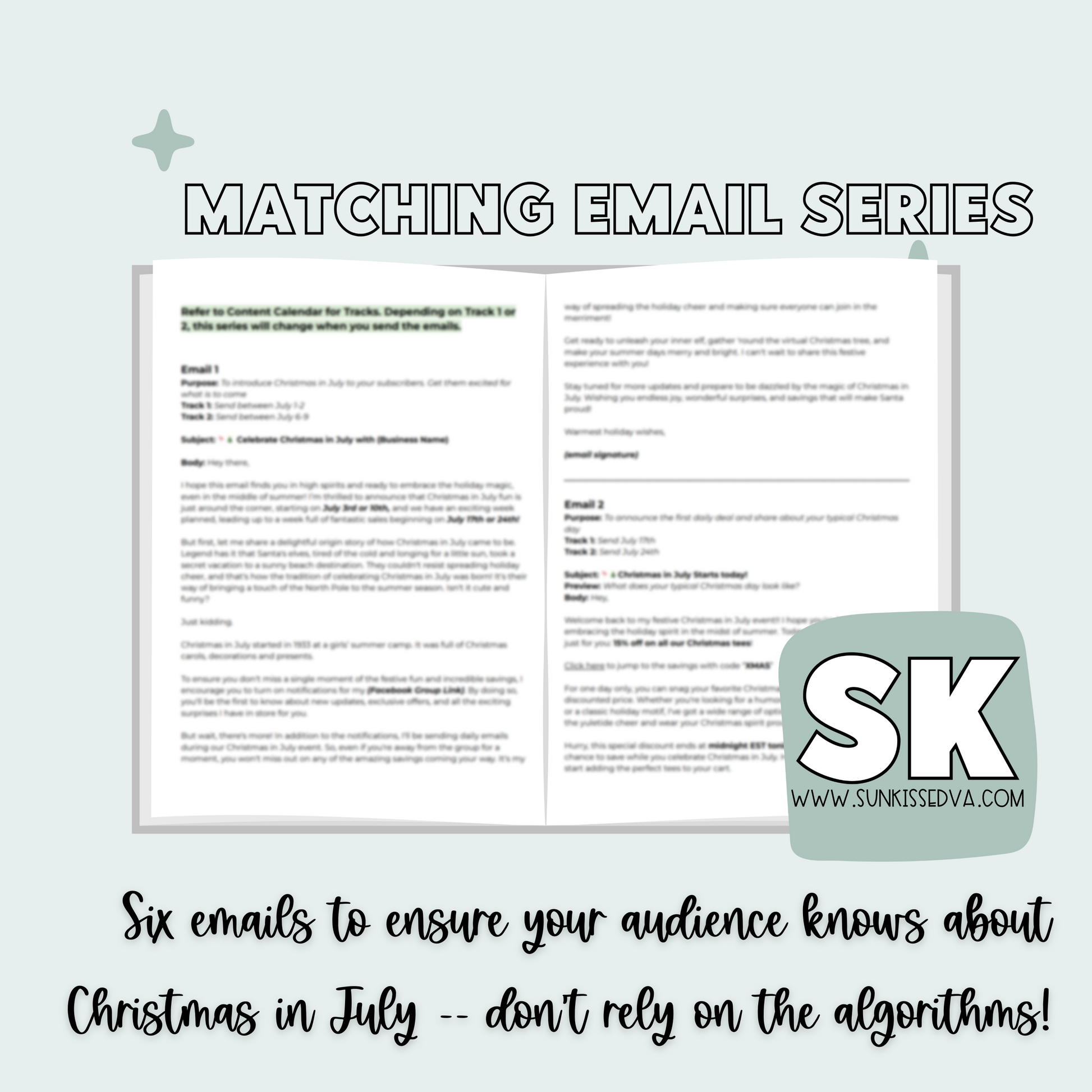 Christmas in July Marketing Plan | Sun Kissed Virtual Assistant