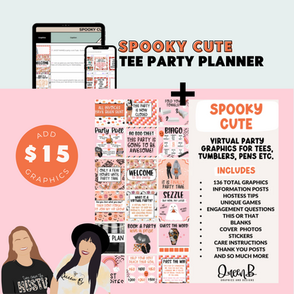 Spooky Cute Tee Party Planner | Sun Kissed Virtual Assistant